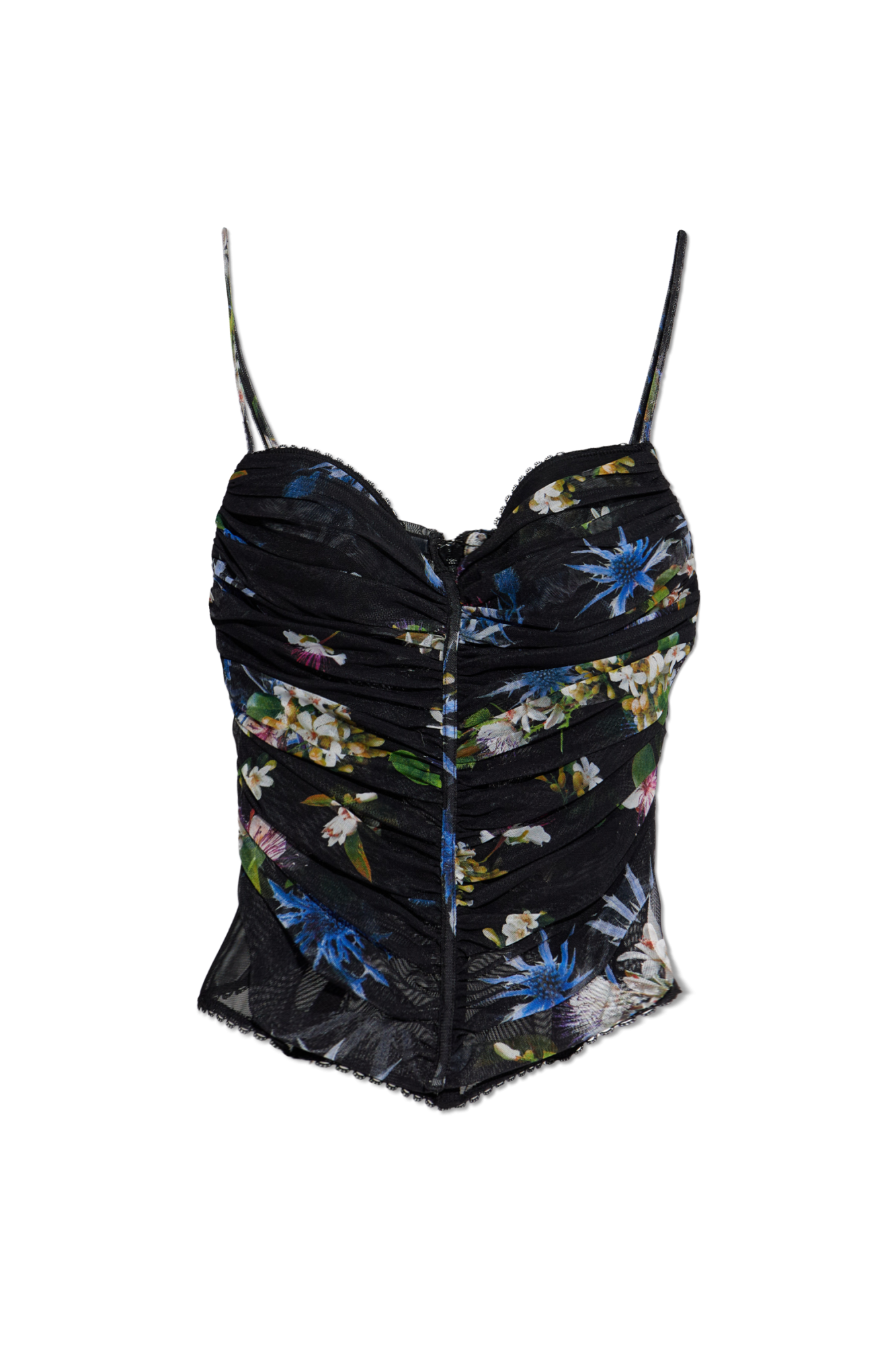 Black Top with floral motif Blumarine - Vitkac Slovakia
